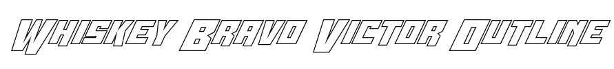 Whiskey Bravo Victor Outline