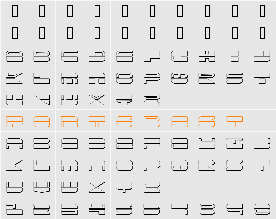 Quickmark Shadow Character Map