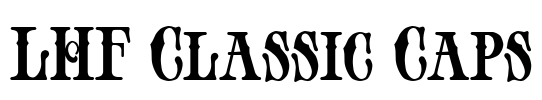 LHF Classic Caps Font Image