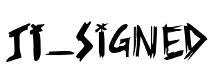 JI-Signed Font Image