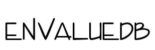 EnvalueDB Font Image