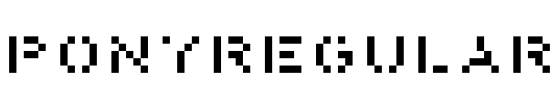 PonyRegular Font Image