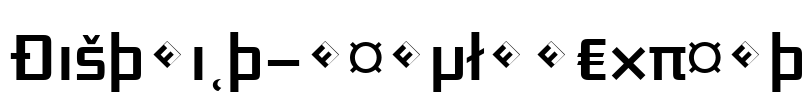 District-RegularExpert Font Image