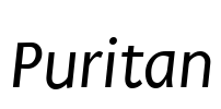 Puritan Font Image
