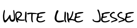 Write Like Jesse Font Image