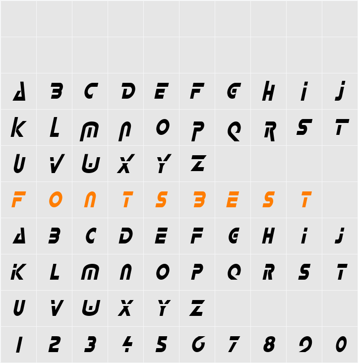 Delta-Condensed Character Map