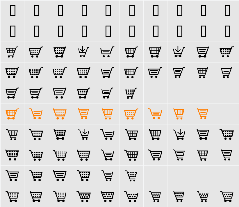 cart o grapher Character Map