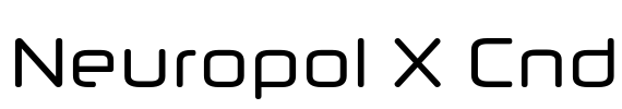 Neuropol X Cnd Font Image