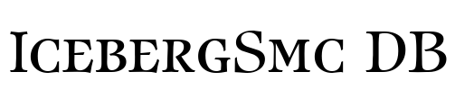 IcebergSmc DB Font Image