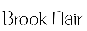 Brook Flair Font Image
