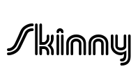 Skinny Font Image