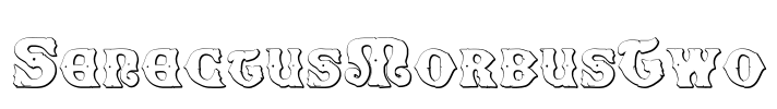 SenectusMorbusTwo Font Image