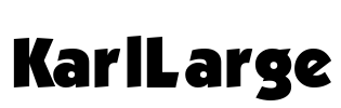 KarlLarge Font Image