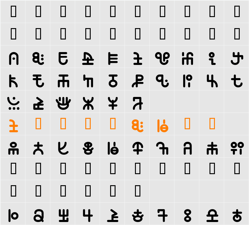 12 to the Moon Character Map