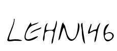 LEHN146 Font Image