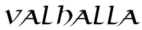 Valhalla Font Image