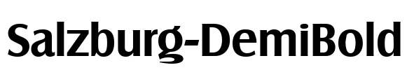Salzburg-DemiBold
