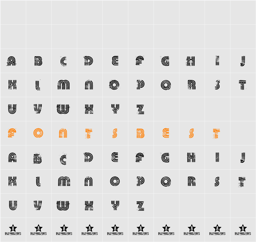 KILLED DJ Character Map