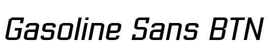 Gasoline Sans BTN Font Image