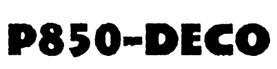 P850-Deco Font Image
