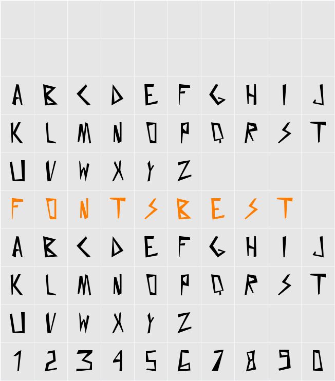 Just for today Character Map