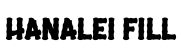 Hanalei Fill Font Image
