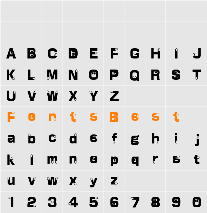 KK Character Map