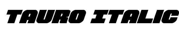 Tauro Italic Font Image