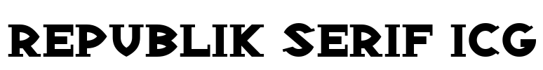 Republik Serif ICG