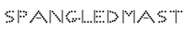 SpangledMast Font Image