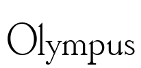 Olympus Font Image