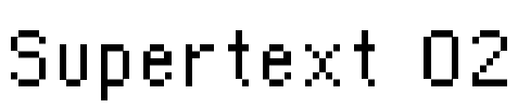 Supertext 02 Font Image