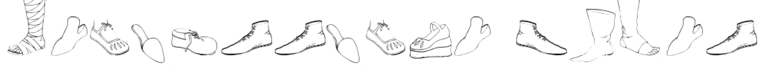 Renaissance Shoes Font Image