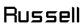 Russell Font Image