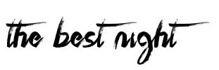 The Best Night Font Image