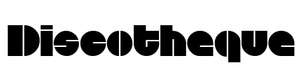 Discotheque Font Image