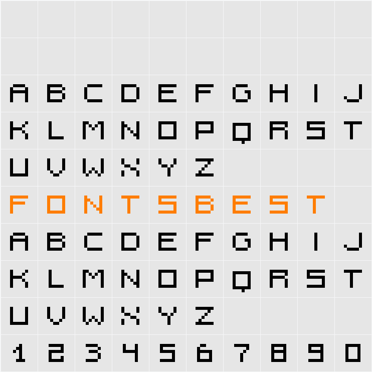 F930 Character Map
