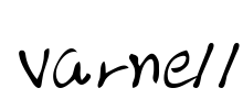 Varnell Font Image
