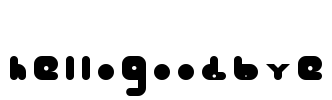 hellogoodbye Font Image