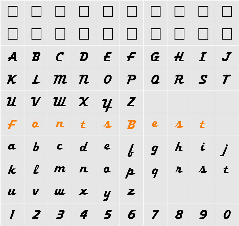TrekkerTwo Character Map