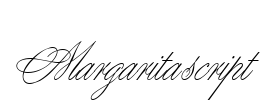 Margarita script Font Image