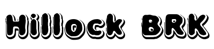 Hillock BRK Font Image