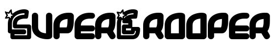 SuperTrooper Font Image