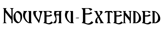 Nouveau-Extended Font Image