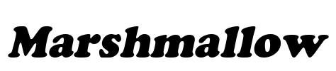 Marshmallow Font Image