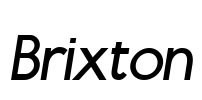 Brixton Font Image
