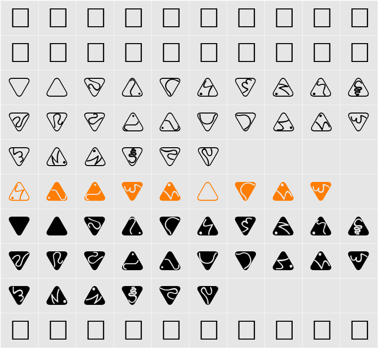 Trill Character Map
