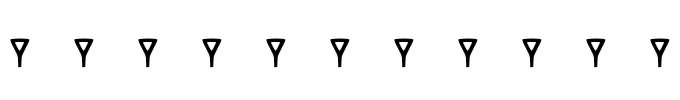 RK Ugaritic Font Image