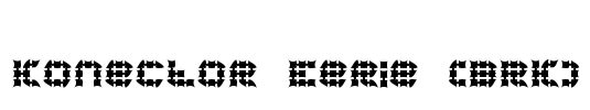 Konector Eerie (BRK) Font Image