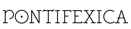 Pontifexica Font Image